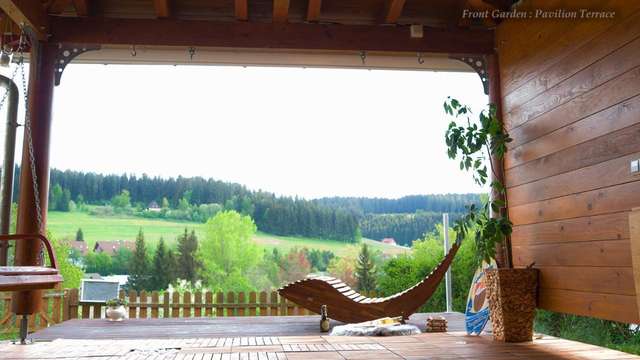 Entire House In Schwarzwald With Mountain View, Private Sauna, Gym, Garden And Terraces Unterkirnach Exterior foto